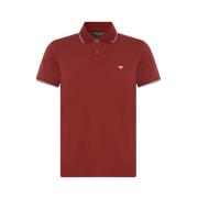 Emporio Armani Regular Fit Polo Shirt Red, Herr