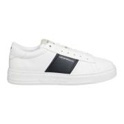 Emporio Armani Läder Snörning Sneakers White, Herr