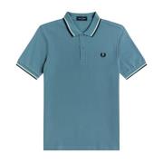 Fred Perry Herr M3600 Twin Tipped Bomullspolo Blue, Herr