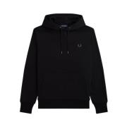 Fred Perry Snygg Herr Hoodie Black, Herr