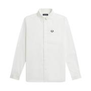 Fred Perry Casual Skjortor för Män White, Herr