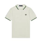 Fred Perry Twin Tipped Skjorta - Normal Passform White, Herr