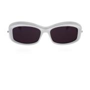 Givenchy Modernt solglasögon med geometrisk design White, Unisex