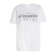 Givenchy Ikoniskt Logotyp Dam T-Shirt White, Dam