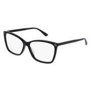 Gucci Stylish Gg0025O Eyeglasses in Classic Black Black, Unisex