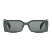 Gucci Rektangulära solglasögon Gg1325S-003 Silver Gray, Dam