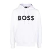 Hugo Boss Sullivan Hoodie White, Herr