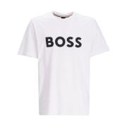Hugo Boss Herr Vit T-shirt Hugo Boss Tiburt Modell 50495742 White, Her...