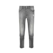 John Richmond Italienska Slim-fit Jeans Gray, Herr