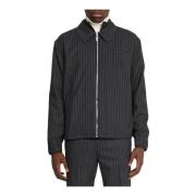 John Richmond Randig Cardigan med Dragkedja Black, Herr