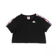 Kappa T-Shirts Black, Dam