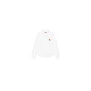 Kenzo Slim `Boke Flower` Skjorta White, Dam