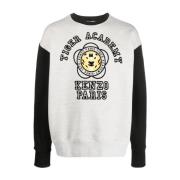Kenzo Logo-Print Sweatshirt Gray, Herr