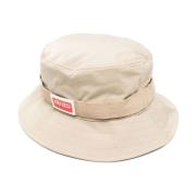 Kenzo Beiga Hattar med Kenzo Paris Label Beige, Herr