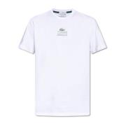 Lacoste T-shirt med logotyp White, Herr