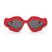 Loewe Röda solglasögon med ovala linser Red, Dam