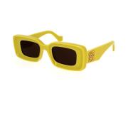 Loewe Chunky Anagram Solglasögon Yellow, Unisex