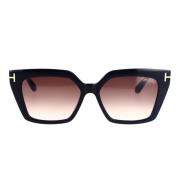 Max & Co Solglasögon med oregelbunden form och rökfärgad lins Pink, Da...