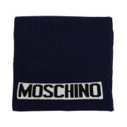 Moschino Vinter halsduk Blue, Herr