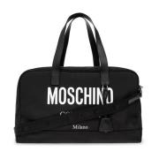 Moschino Duffelväska med logotyp Black, Dam