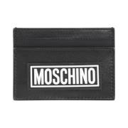 Moschino Korthållare med logotyp Black, Herr