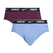 Nike Set med Logotyp Midjebriefs för Män Purple, Herr