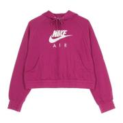Nike Sports Air Hoodie - Cactus Flower/White Pink, Dam