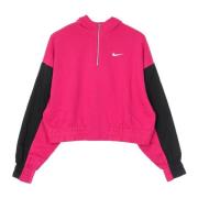 Nike Kort hoodie med Icon Clash dragkedja Pink, Dam