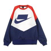 Nike Crewneck Sweatshirt Blue Void/University Red/Sail Blue, Herr