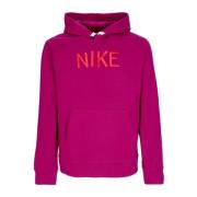 Nike Dynamisk Berry/Vit Pullover Hoodie Pink, Herr