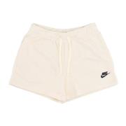 Nike Mid-Rise Club Fleece Shorts Beige, Dam