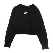 Nike Kort Sports Air Crew Sweatshirt Black, Dam