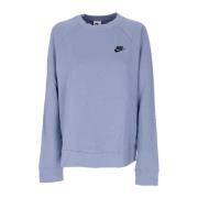 Nike Essentials Fleece Crewneck Sportkläder Blue, Dam