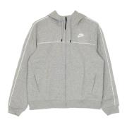Nike Essential Fleece Full-Zip Hoodie Gray, Dam