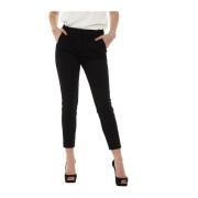 Pinko Cropped Trousers Black, Dam