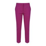 Pinko Slim Fit Lila Byxor Purple, Dam