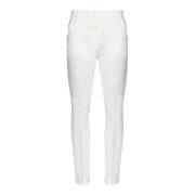 Pinko Slim-fit Trousers White, Dam