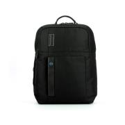 Piquadro Stor PC/iPad® ryggsäck Black, Herr