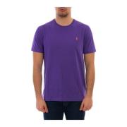 Polo Ralph Lauren Lila slips T-shirt med broderad logotyp Purple, Herr