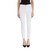 Polo Ralph Lauren Mid Skinny Ankel Jeans White, Dam
