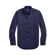 Polo Ralph Lauren Marin Oxford Slim Fit Button-Down Skjorta Blue, Herr