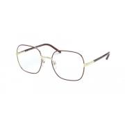 Prada Höj din stil med PR 56Wv glasögon för kvinnor Red, Dam