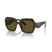 Prada Stiliga solglasögon för kvinnor Brown, Dam