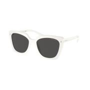 Prada Elegant Vintage Solglasögonssamling White, Dam
