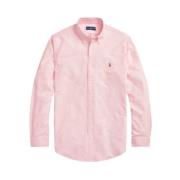 Ralph Lauren Långärmad Rosa Chemise - Storlek XL Pink, Herr