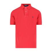 Ralph Lauren Röda Polo Ralph Lauren T-shirts och Polos Red, Herr