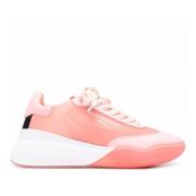 Stella McCartney Rosa/Multi Loop Lace-Up Sneakers Pink, Dam