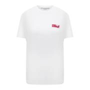 Stella McCartney Bomull Logo T-shirt White, Dam