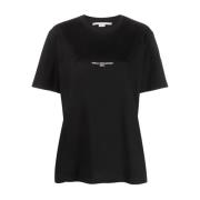 Stella McCartney Logo 2001 Print T-Shirt Black, Dam