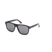 Tom Ford Svarta polariserade solglasögon Ft1081-N Black, Unisex